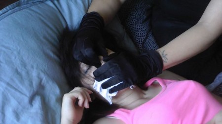 Sensual Femdom - Glove Handgag Fight Sensual Femdom - Glove Handgag Fight