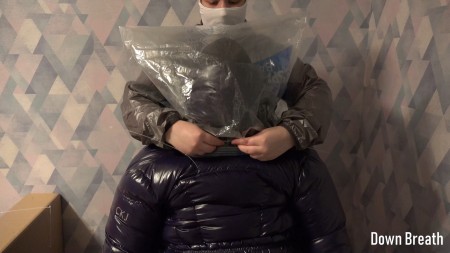 Down Breath - Vacuum bag on Calvin Klein coat