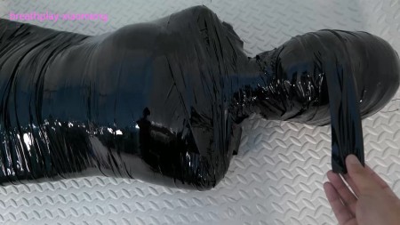 Breathplay Xiaomeng - Xiaomeng Mummified with Bondage Tape Breathplay Xiaomeng - Xiaomeng Mummified with Bondage Tape