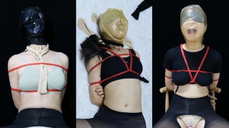 Breathplay Xiaomeng - Xiaomeng Head under Pantyhose and Hoods