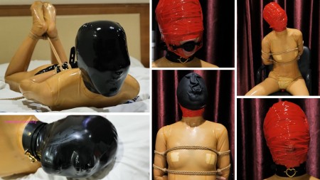 Breathplay Xiaomeng - Xiaomeng Hooded Taped and Capped Orgasms