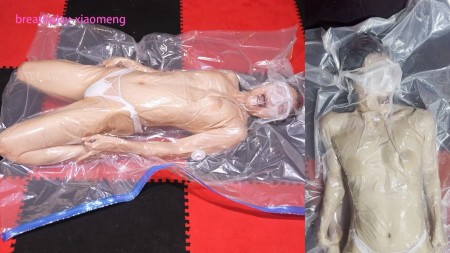 Breathplay Xiaomeng - Xiaoyu Vacuum Compressed Wearing a Diving Mask Breathplay Xiaomeng - Xiaoyu Vacuum Compressed Wearing a Diving Mask
