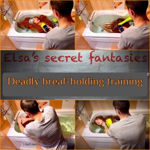 Elsas secret fantasies - Deadly Breathholding training Full HD